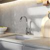 Parama Miscelatore lavello cucina girevole in acciaio inox cromato | Cumino