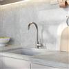Parama Miscelatore lavello cucina girevole in acciaio inox satinato | Cumino