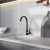 Parama Miscelatore lavello cucina girevole in acciaio inox nero opaco | Cumino
