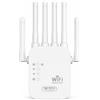 TEKFUSE Ripetitore WiFi 300Mbps 2,4GHz Amplificatore Segnale 6 Antenne Gigabit