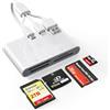 ROCKETEK Lightning+USB-A+USB-C Adattatore Memory Stick pro Duo per SD/TF/MS/XD Carta