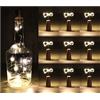 com-four® 9X Lampada per Bottiglia a LED - Lucine in Sughero per Interni, per Bottiglie di Vino e Champagne Vuote - Mini Luci a LED con Funzionamento a Batteria