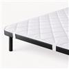 GX GARGIX Coprirete Trapuntato per Letto Singolo/Matrimoniale - Protezione per Rete Letto, Angoli Elasticizzati, Tessuto Traspirante e Antiscivolo (SINGOLO)