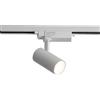 Alpinaluz Faretto LED per binario monofase 15 W 1500 lm CCT selezionabile 2700 K-4000 K-6000 K Orientabile Bianco Opaco con angolo di apertura di 40° per illuminazione commerciale e residenziale
