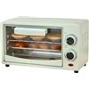 Damabencai Mini forno elettrico con funzione friggitrice ad aria, 12 litri, tostapane a convezione da banco con temperatura regolabile da 0 a 230 °C e timer di 30 minuti, ideale per arrostire, cuocere al fo