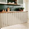 Liveinu Tende da Cucina Café Tenda da Bistrò Bagno Tenda Antipolvere per Mensole Pannello a Parete Porta Sospesa Noren Tenda, Gancio e anello autoadesivo, Beige 1, 100x70cm