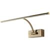 Alpinaluz Applique da Parete LED per Quadri 8W 2700K 45,5 cm Bronzo Antico