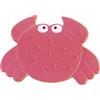 GEDY G-Crabby Tappeto Antiscivolo, 4 Tappeti Antiscivolo a Forma di Granchio, Misure: 12,5X8,5, Tappetino Bagno in Resina, Finitura Rossa, Design R&S Gedy, 2 Anni Garanzia