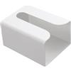 Povanjer Scatola per da trucco, rettangolare, porta , scatola per , ricaricabile, dispenser per asciugamani, parete