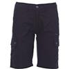 PAYPER Rimini Summer Lady Bermuda da Donna 100% Cotone Tasche Laterali Chiusura con Patta Zip portametro Blu Navy (XS)