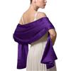 LumiSyne Donna Scialle In Raso Chiffon Silky Tinta Unita Wrap Stola Per Sposa Damigella Cerimonia Matrimonio Serata