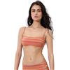 Lovable Parte Alta del Costume | Reggiseno Bikini Bandeau con Ferretto in Microfibra Lurex | Coppe Imbottite, Spalline Removibili, a Fascia | Moda Mare Printed Lurex Donna, Zigzag Multicolore 34C - 3C