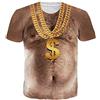Loveternal Unisex T-Shirt 3D Stampato Magliette Uomo Divertenti Manica Corta Camicia S-3XL