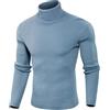 Sykooria Maglione Dolcevita Uomo Invernale Maglioncino a Collo Alto Manica Lunga Maglioni Lupetto Pullover Slim Fit a Costine Maglia Sweater S-XXL