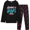 KPop Demon Hunters Ufficiale Saja Boys Pigiama Bambina Adolescenti Set 5-14 Anni, Regalo Ragazza (7-8 Anni, Nero Saja Boys)