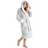 CityComfort Vestaglia Donna Invernale in Morbido Pile