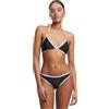 Urban Classics Ladies' Retro Triangle Bikini Donna Set Bikini Nero/Bianco