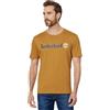 Timberland T-Shirt da Uomo Kennebec River Linear Logo Senape Taglia XL Codice TB0A5UPQP47