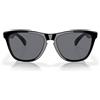 Oakley Occhiali da Sole OO9013 24-306 Frogskins Nero Lucido/Grigio Unisex 55/17/139