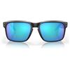 Oakley Occhiali da Sole OO9102 9102F0 Holbrook Nero Opaco/Prizm Sapphire Unisex Polarizzati 55/18/137
