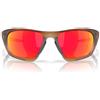 Oakley Occhiali da Sole OO9431 943116 Lateralis x Kylian Mbappé Ambra Scuro Opaco/Prizm Ruby Unisex 60/19/126