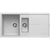 Elleci Lavello Elleci Incasso 2 vasche 100x50 Unico 475 Granitek Bianco LGU47568