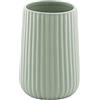 GEDY G-Marika, Porta spazzolini Bagno Verde Menta, Porta spazzolino in Ceramica, 2 Anni di Garanzia, Design R&S Gedy, Misure 11,6X8X8 cm, 2 Anni di Garanzia