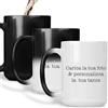 Teetaly Tazza Magica Personalizzabile con Foto o Nome | Tazza Termosensibile che Cambia Colore con il Calore | Magic Mug Originale Regalo per Coppie, Amici, Compleanni e Occasioni Speciali