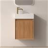 KAMALU Mobiletto bagno 45 cm cannettato profondità 25 cm | KAM-NORTH-N45