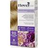 FLOWERTINT COLORAZIONE IN CREMA PERMANENTE TINTA BIONDO CHIARISSIMO 9.0 - MADE IN ITALY - NICKEL TESTED - DERMATOLOGICAMENTE TESTATO SU PELLI SENSIBILI - PIù DELL'86% DI INGREDIENTI DI ORIGINE NATURALE
