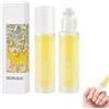 XIJEQOW Olio Cuticole Unghie Set da 3 Pezzi, Olio per Cuticole Roll-on da 10ml per Unghie Fragili e Secche, Trattamento Idratante e Rinforzante, Manicure Professionale e Cura delle Mani