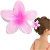Opdestn Pinze Artiglio Donna con Fiori Plastica, Mollettone Ragazze Vacanze Estive