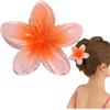 Opdestn Pinze per Capelli con Fiori, Clip Artiglio da Donna, Mollettone Plastica per Ragazze, Accessori Vacanze Estive