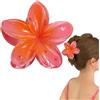 Opdestn Pinze per Capelli con Fiori, Clip Artiglio Donna, Mollettone Plastico Vacanze Estive