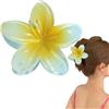 Opdestn Pinze per Capelli con Fiori, Clip Artiglio Donna, Mollettone Plastica Vacanze Estive