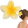Opdestn Pinze per Capelli con Fiori, Clip Artiglio Donna, Mollettone Plastico Vacanze Estive
