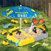 Sabbiera per bambini con escavatore, set da gioco per la spiaggia, il