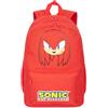 Get Trend SONIC THE HEDGEHOG Zaino Bambini, 46 x 32 x 16 cm, Grande Zainetto con Multi-Scomparto e Spallacci Regolabili per Scuola, Viaggio, Sport, Idee Regalo (Rosso Knuckles)