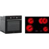Respekta Forno autosufficiente in vetro AB700 con timer LED + piano cottura in vetroceramica