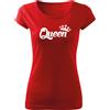 DRAGOWA t-shirt a maniche corte queen da donna 150 g/m², rosso,