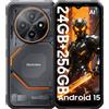 Blackview FORT 2 4G Rugged Smartphone 24GB+256GB 6,56" Android 15 Telefono NFC