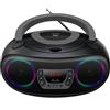 Denver Electronics Radio CD Bluetooth MP3 Denver Electronics TCL-212BT GREY 4W Grigio Nero/Grigio
