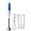Braun FRULLATORE AD IMMERSIONE BRAUN MQ3005 700W 0,6L BIANCO/BLU