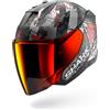 Shark, Casco Moto Jet SKWAL i3 JET HELLCAT Black Chrome Red KUR, M