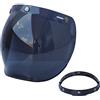 Shkalacar Lente per Parabrezza per Casco da Moto con Visiera a Bolle per Casco con Staffa Ribaltabile per caschi Aperti a 3 scatti