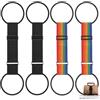TGKEAIY 4 Pcs Elastic Fastening Belt for Luggage, Cinghia elastica per bagagli per valigie, cintura di fissaggio per bagagli per il fissaggio sicuro di bagaglio a mano, Nero Colorato