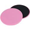 Ycauty Set di Dischi Fitness da 2 Pezzi per Allenamento di Base e Allenamento Dell'equilibrio, Dischi Scorrevoli Leggeri per Palestra di Casa, Materiale ABS, Diversi Colori Disponibili (Rosa)