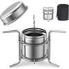 Lixada Bruciatore a spirito, fornello ad alcool, portatile, per esterni, mini fornello per escursionismo, barbecue, cucina, picnic, campeggio, sopravvivenza