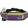 FFWTPY Marsupio Sportivo Corsa Cintura Porta Borraccia Impermeabile Riflettente Multitasche Regolabile Leggero Unisex Jogging