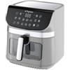 Tognana Friggitrice ad Aria 9 Litri Potenza 2200W con Doppia Resistenza e Termostato Regolabile colore Grigio Perla Iridea - D2DFA09IRPEA